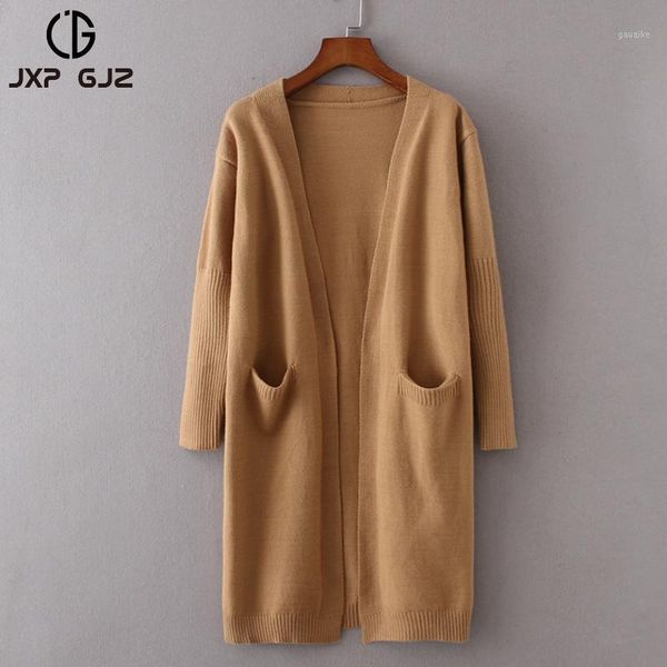 

jxp gjz cg women sweaters and cardigans 2017 new fashion autumn winter long sleeve loose knitted v-neck cardigan female sweaters1, White;black