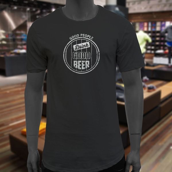 

summer style cool shirts good people drink good beer party alcohol humor mens black extended long print hooded sweatshirt hoodie men t shirt