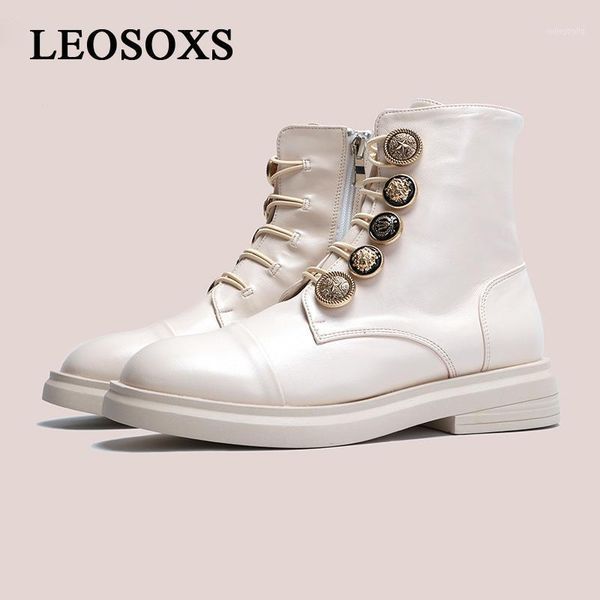 

winter women boots woman shoes ladies rivets ankle shoes female brand motorcycle boots girls soft platform warm new1, Black