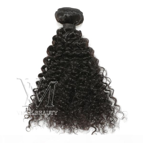 

vmae malaysian remy virgin hair 3 bundles 3b curly soft weft natural black afro kinky curly unprocessed human hair weaves extensions