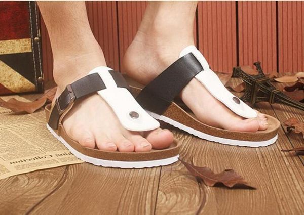 

new summer beach cork slipper flip flops sandals women mixed color casual slides shoes flat plus size, Black