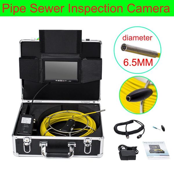 

7inch color tft lcd pipe industrial system with 12pcs adjustable underwater check waterproof camera 20m diameter 23mm/17mm/6.5mm