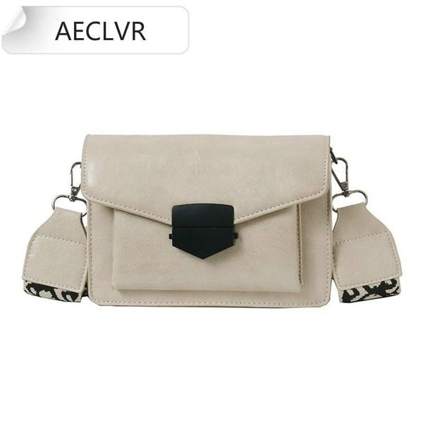 

2020 new mini handbags women fashion ins ultra fire retro wide shoulder strap messenger bag purse simple style crossbody bags