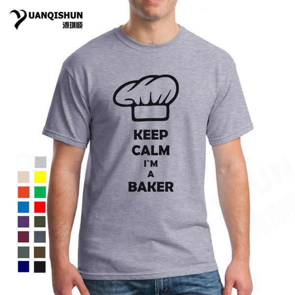 

keep calm i'm a baker bake off gift bread short sleeve novelty funny quality 16 colors tees hooded sweatshirt hoodie men t shirt