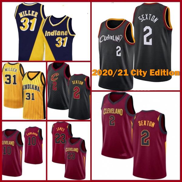 

collin 2 sexton jersey basketball cleveland cavaliers kevin darius love garland isiah 3 thomas jersey indiana pacers jerseys, Black;red