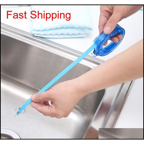 

adjustable 1pc pipeline cleaning tools sink clogged hair cleaner hook hose cleaner pipe sewer cleane qyltyh mj_bag
