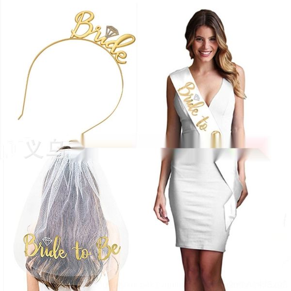 

x9cxf to be gilded shoulder bride suit single strapveil shoulder bride veil party strap strap 3ojiz