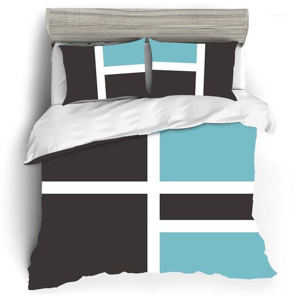 

europe and america bedding set single king bedlinen duvet cover set pillowcase fashiion boys girls bed sheet duvet cover1