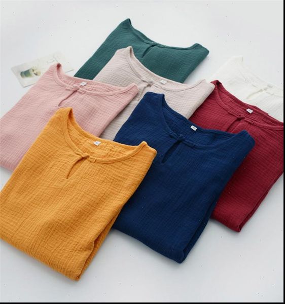 

plus size blusas femininas chinese style vintage linen half sleeve shirts  6xl 7xl prairie chic casual blouses, White