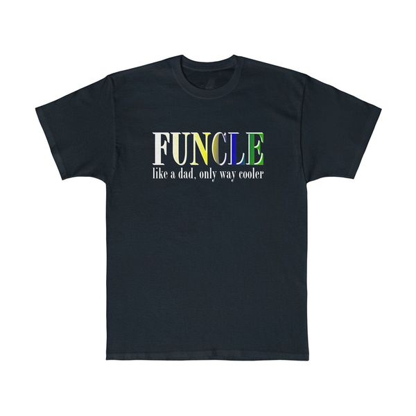 

funcle tee like a dad only way cooler gradient design t-shirt funny design tee shirt sport hooded sweatshirt hoodie