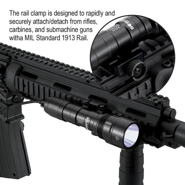 

wkc05 tactical flashlight professional gun flashlight cree xpl 1000 lumens weapon light with remote pressure switch bbyvwf alice_bag