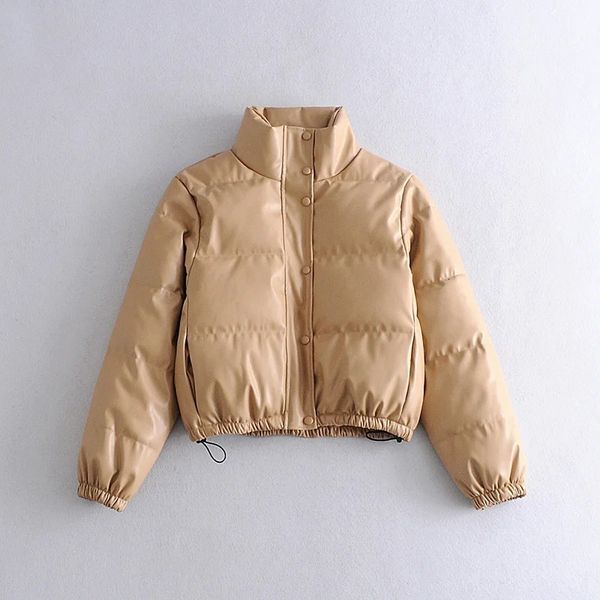 

2021 new europe and the united states fan collar with thick cotton-padded clothes wf65110 single-breasted cultivate morality 6my7, Black;brown