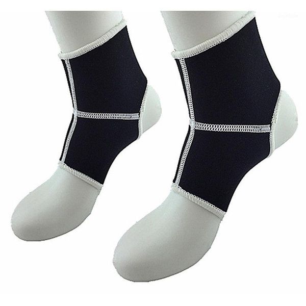 

ankle support 1pcs sports compression pad women gym fitness nylon elastic foot straps protector football brace1, Blue;black
