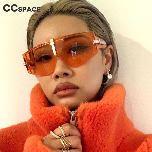 

sunglasses 49153 oversized square luxury goggle men women fashion shades uv400 vintage glasses, White;black