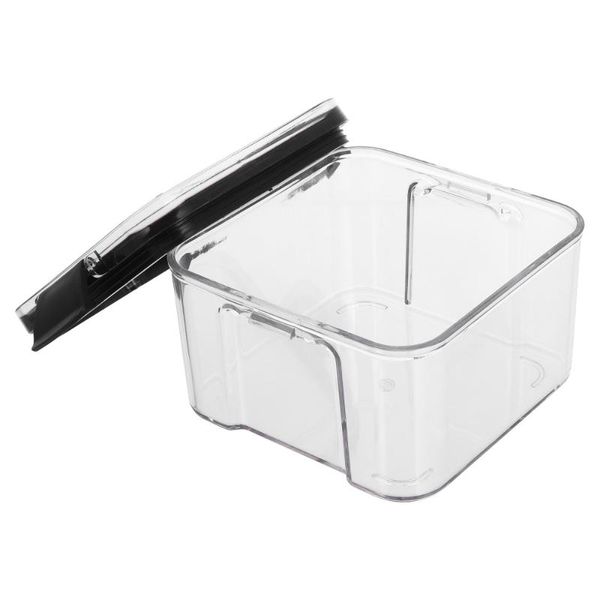 

storage bottles & jars kitchen square box transparent container sealed
