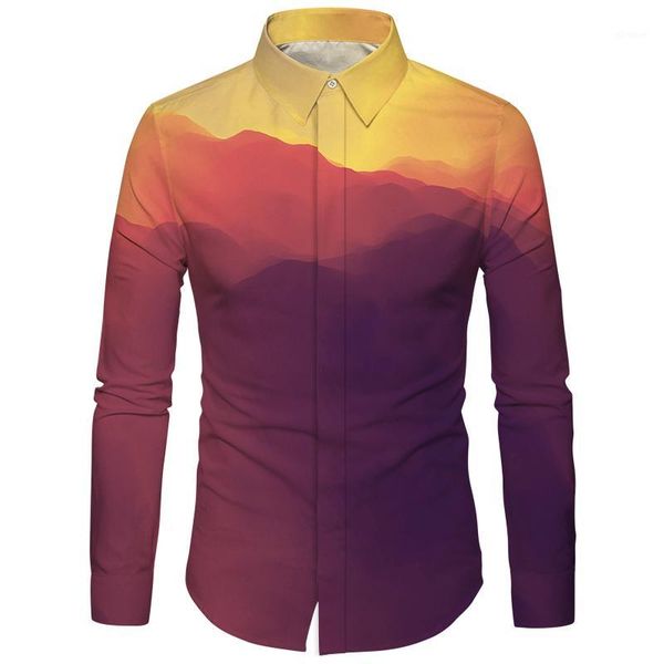 

cloudstyle 2018 new mens clothes shirt irregular print fashion cool outerwear casual society social shirt 5xl1, White;black