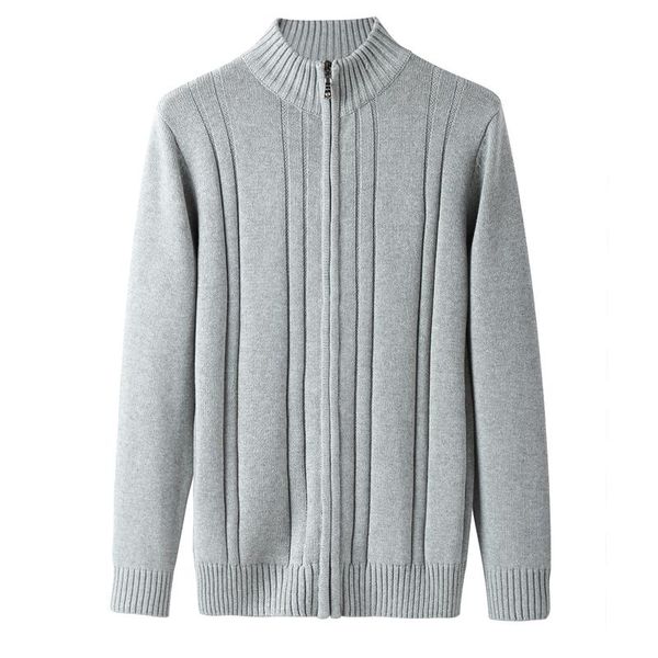 

men zipper cotton sweater autumn winter jersey horse jumper hombre pull homme hiver pullover men knitted sweaters, White;black