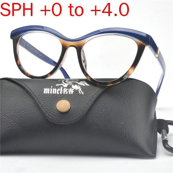 

blue leopard cat reading glasses men women square oversized clear eyeglasses diopter 2020 fashion retro design degree nx1, White;black
