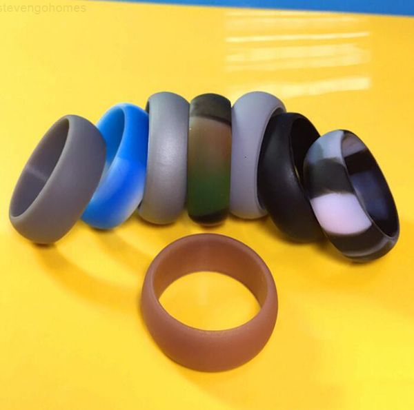 

o-ring wedding flexible silicone fit lightweigh ring mens multicolor comfortable design for men, Silver