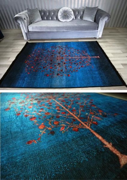 

carpet rug mop mat living room bedroom home carpet decorative retro traditional non slip sole digital printing russian style