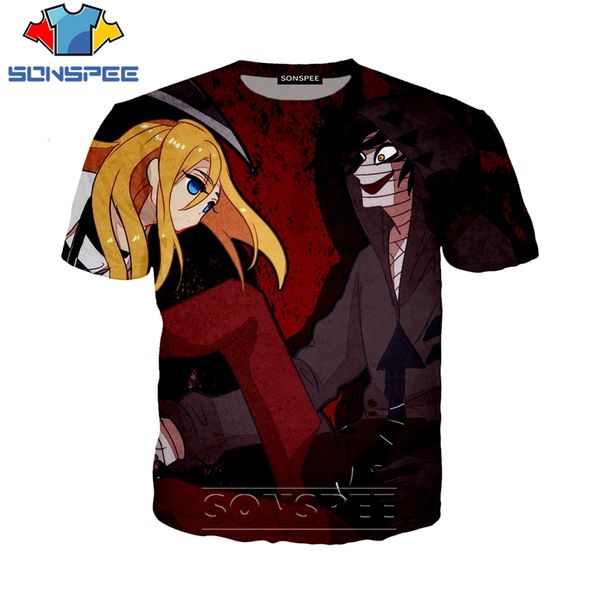 

anime angels of death leisure 3d print shirts hippie graphic kawaii men clothing