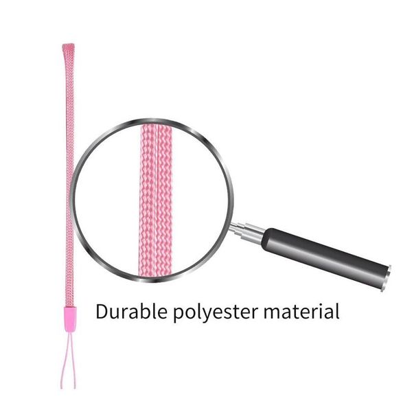 

shellnail 50pcs mobile phone straps nylon wrist phone lanyard for camera usb flash drives key id badge keychain tag phon qylvmy