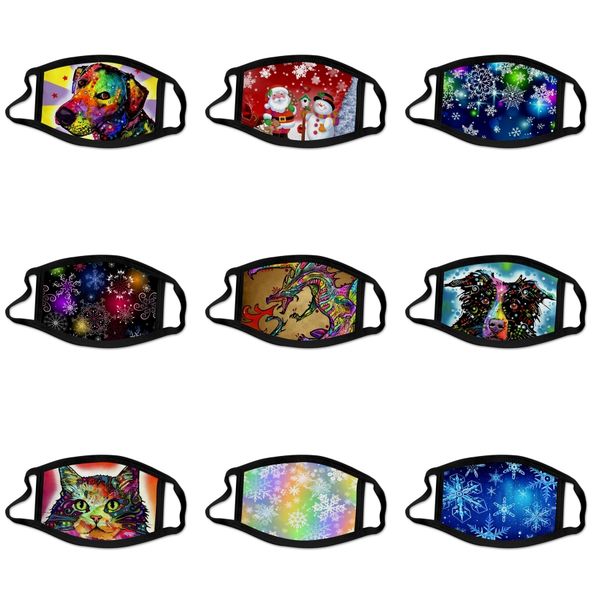 

face masks black mask print mouth mask dont touch me stay home camouflage skull om reuseable washable prective#204