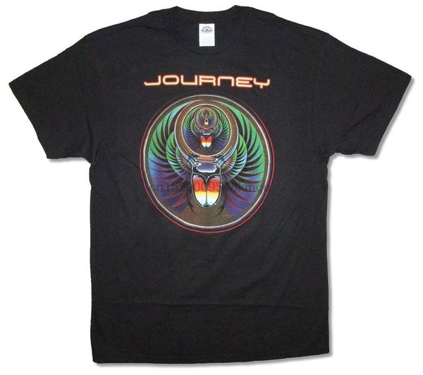 

journey captured black t shirt new official classic logo fashion t shirt tee shirt wholesale tee sport hooded sweatshirt hoodie