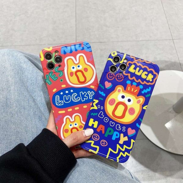 

cartoon head anti falling mobile phone cover, suitable for vip 1112 pro, xs, max, se2020, xr, x, 8, 7 plus