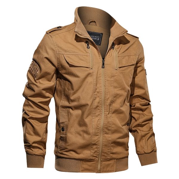 

2021 new men autumn pilot coat men's jackets flight jacket male plus size cj34, Black
