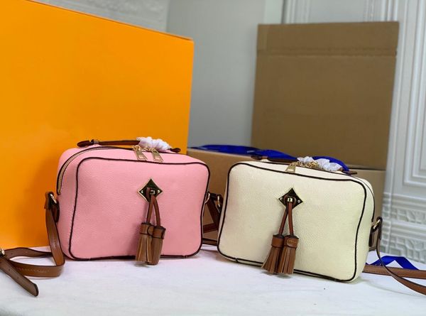 

designer fashion embossed women's shoulder bag camera bag postman handbag