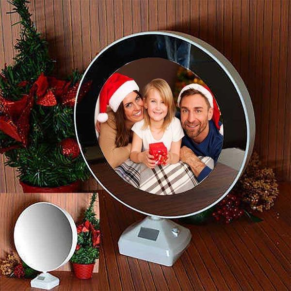 

custom magic mirror p frame with battery and usb wired