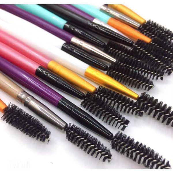 

1000 pcs multicolor eyelash brush eyelash mascara applicator wands makeup brushes tool qyltqm