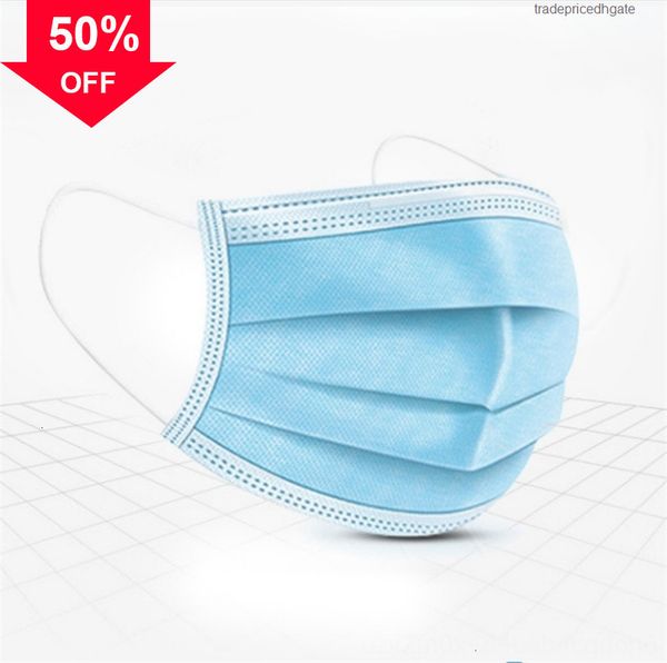 

face dustproof non-woven h0jua 3-layer sell mouth pm2.5 safety masks men and anti pollution mask women disposable 50factory