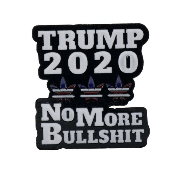 

2020 trump байдена брошь и эмаль pin нет больше malarkey metal pin отворотом fan collection подарки jlljby bde_jewelry, Gray