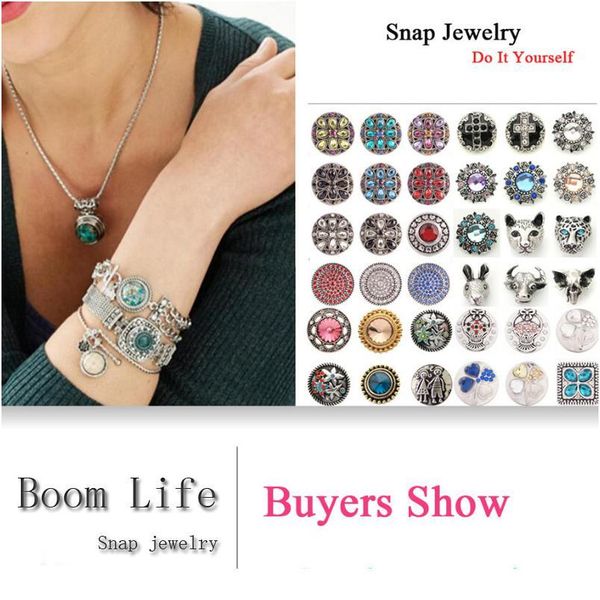 

new snap button jewelry bracelet natural stone beaded 18mm snap bracelet beads making jewelry diy for 18mm 20mm snap bbyisp, Golden;silver