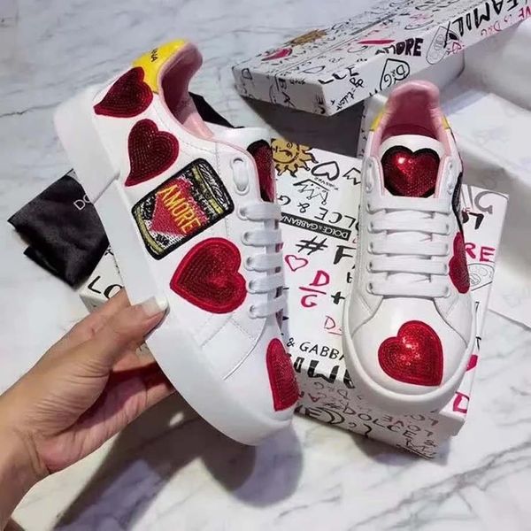 

fashion real leather handmade multicolor gradient technical sneakers women famous shoes trainers 33, Black