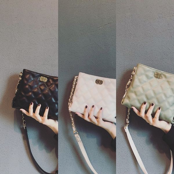 

популярные женщины ascu6 иностранного году новый ck малый небольшой ограниченный 2020 стиль lingge цепи сумка ведро прикус мешок n6ths