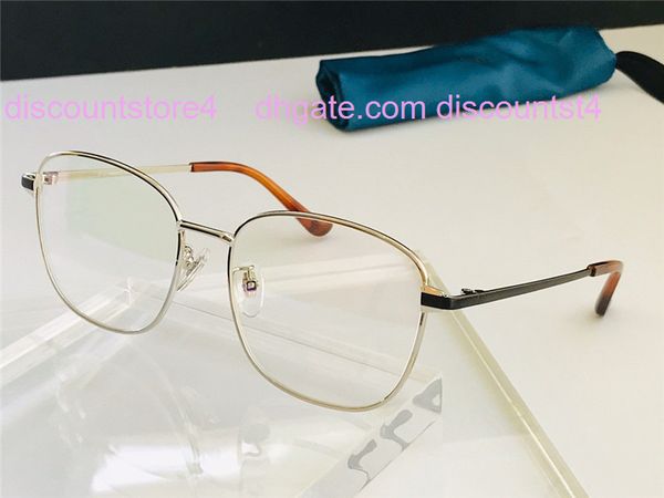 

0576 new fashion optical glasses changeable shape using metal square full frame glasses trend minimalist style glaquality with case, White;black