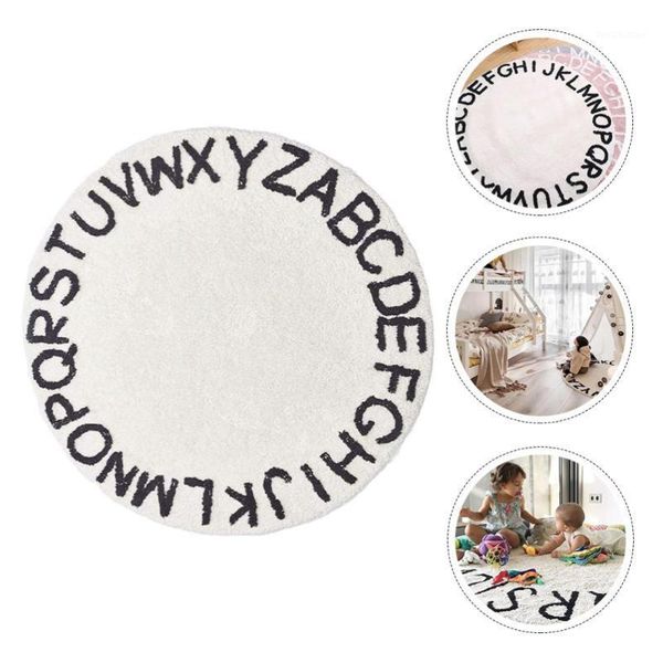 

carpets 1 pc soft floor carpet creative mat nonslip round for kids room home1