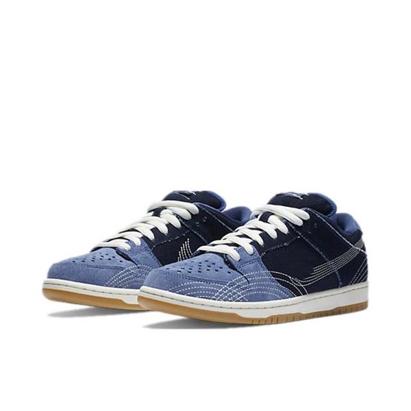 

2020 new fashion low dunk comfortable sb chunky dunky navy blue / thick men's and women's sole shoes skateboard shoes outdoor spor