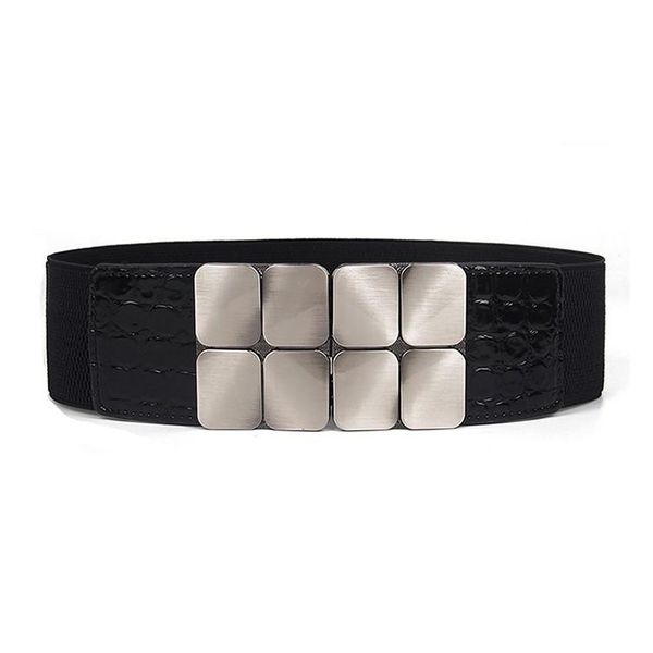 

мода упругие cummerbunds черный насыщенный stretch waistband для женщин платья аксессуары adornment поясному ремню широкий ремень для женско, Black;brown