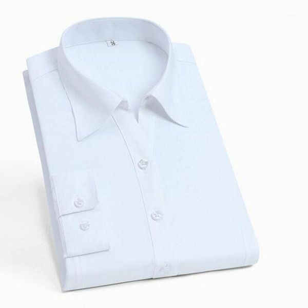 

spring autumn men long sleeve turn-down collar bamboo fiber dress shirts camisa,breathable comfortable formal shirts1, White;black