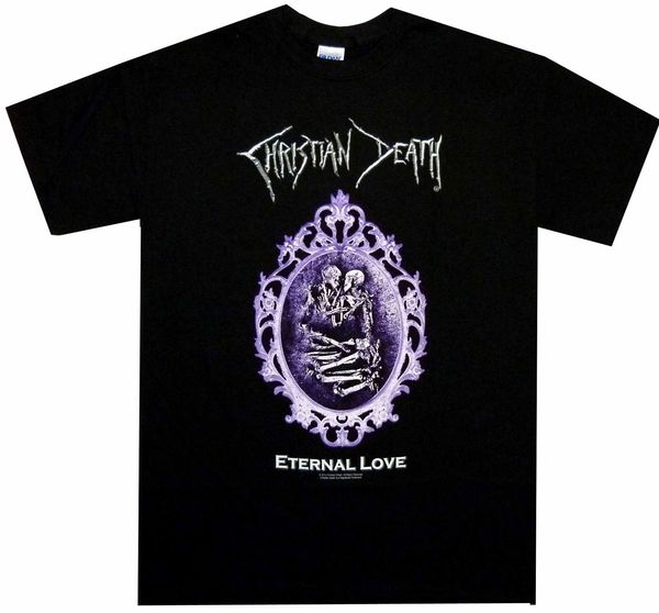 

christian death eternal love s m l xl gothic rock tshirt official great quality funny man sport hooded sweatshirt hoodie men t shirt