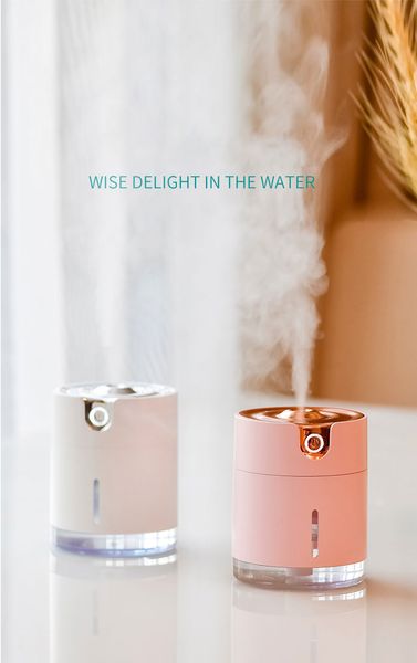 

car diffuser essential oil humidifier, 300ml car essential oil diffuser, usb mini portable aromatherapy humidifiers for home desk office car