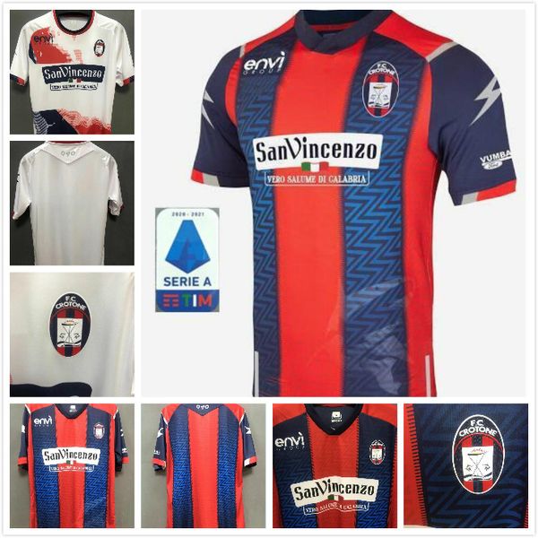 

fc кротоне трикотажные изделия футбола 2020 21 дом вдали benali эдуардо luperto petriccione djidji magallan dragus футбол рубашка, Black;yellow