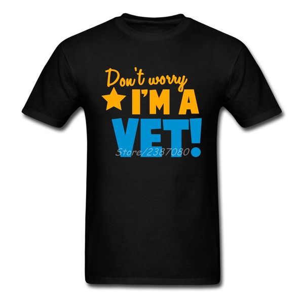 

don't worry i am a vet t shirt short sleeve brand-clothing hip hop geek crewneck big size tees shirts homme sport hooded sweatshirt hoo