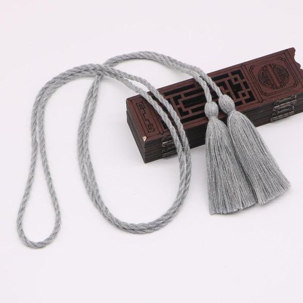 

5pcs cotton multicolor two fringe rope tape tassels home textile curtain clothing pendant crafts material diy decoration tassel h qylsar