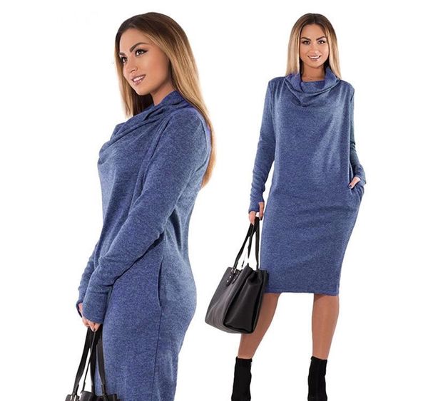 

womens clothes womens dresses 5xl solid black new large size spring autumn dress plus size women clothing casual elegant vestidos, Black;gray