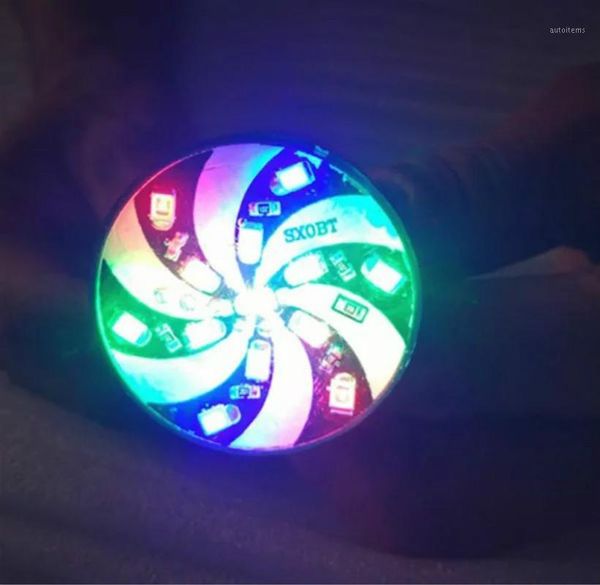

1pair motorcycle accessories led 12v lights brake bulb colorful wheels strobe decoration lamp1